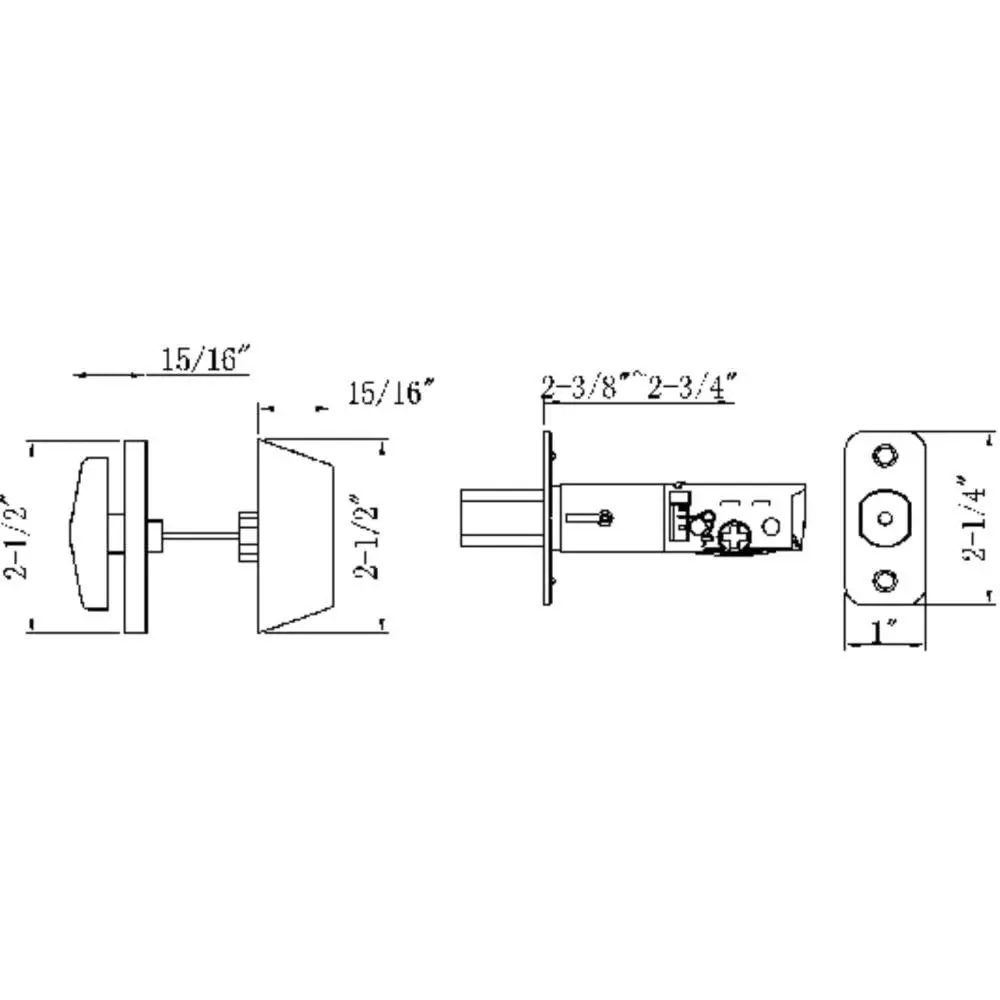 Design House Pro Series Single Cylinder Deadbolt, Oil Rubbed Bronze | ANSI Grade 3 Security - view 2
