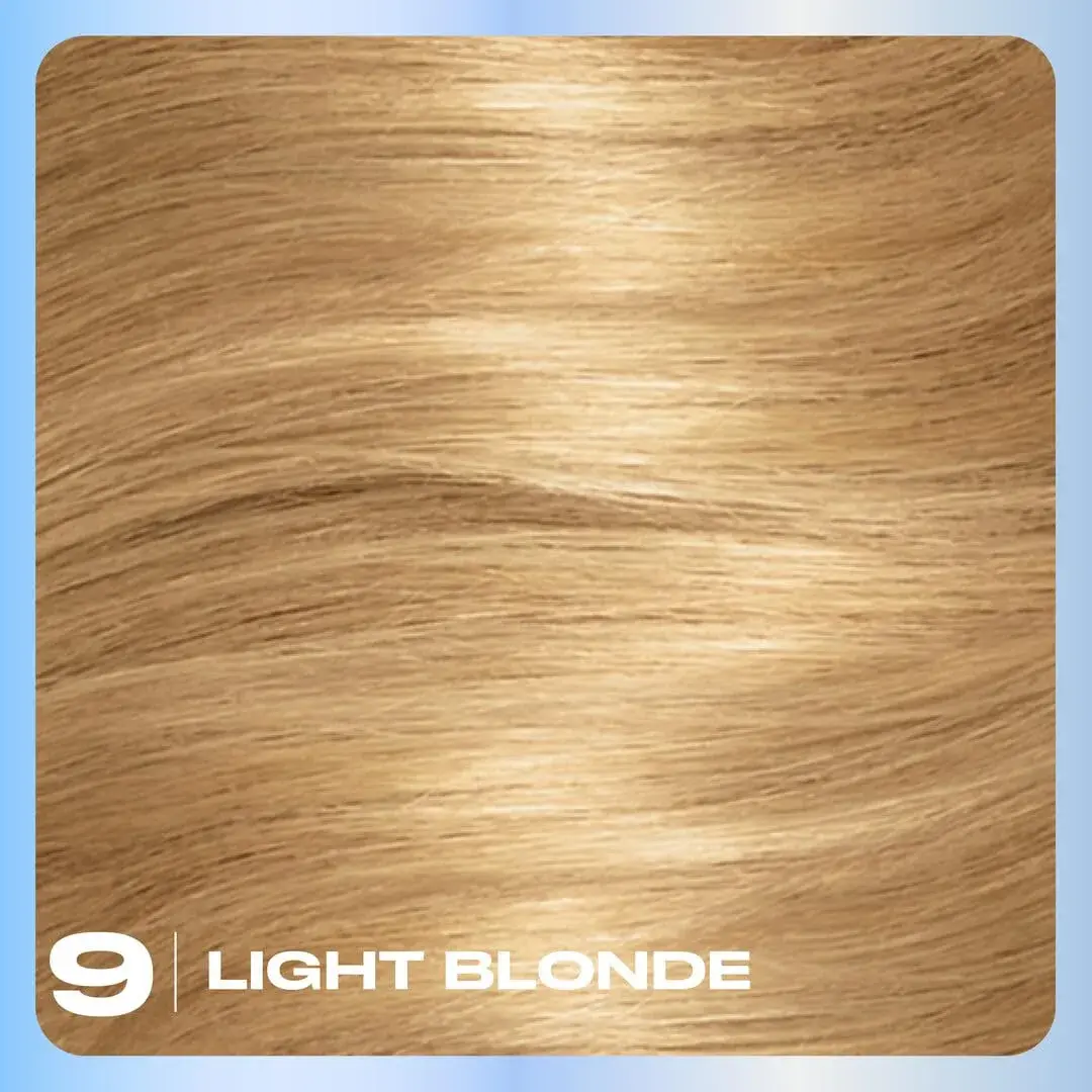 Clairol Nice'n Easy Permanent Hair Dye 9 Light Blonde Pack of 3 | Natural Looking Color with 100% Gray Coverage - view 3