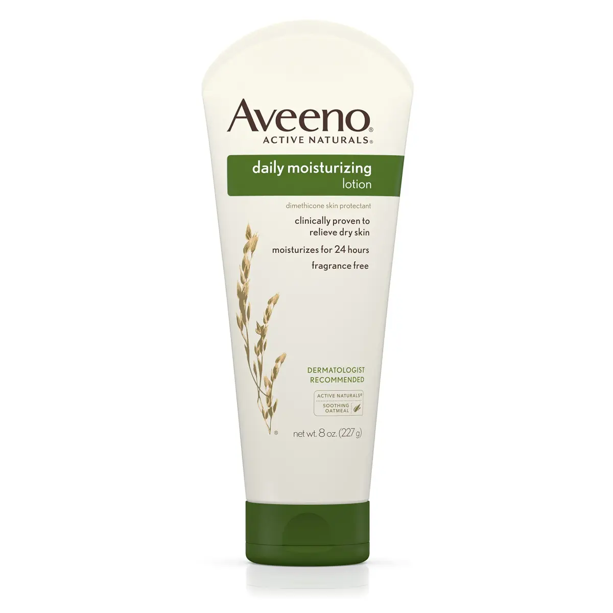 Aveeno Daily Moisturizing Body Lotion, Fragrance-Free, 8 Ounce Tubes (Pack of 3) - main product image