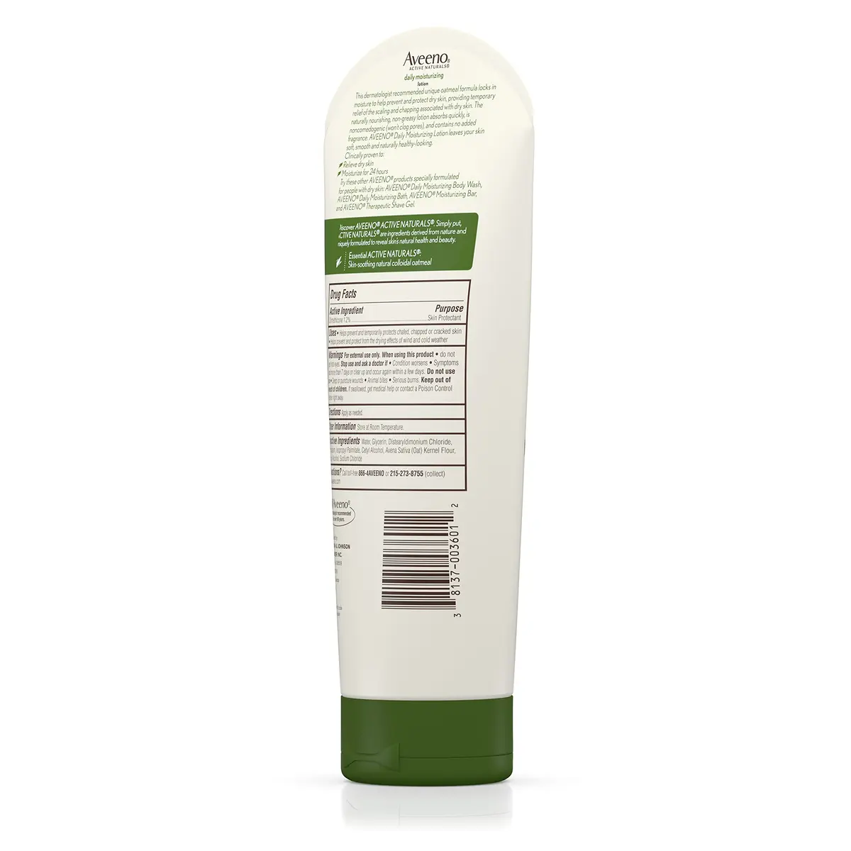Aveeno Daily Moisturizing Lotion, 8-Ounce Tube (Pack of 3) | Fragrance-Free, Clinically Proven for Dry Skin - view 5