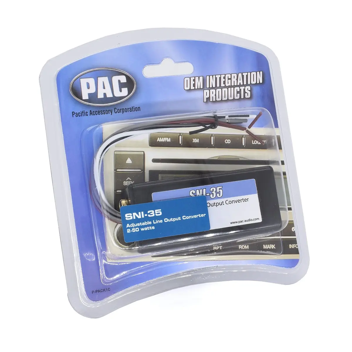 PAC SNI-35 2-Channel Line Out Converter 1.2x6.25x5.9 inches | Adds Amplifier to Factory Radio - view 4