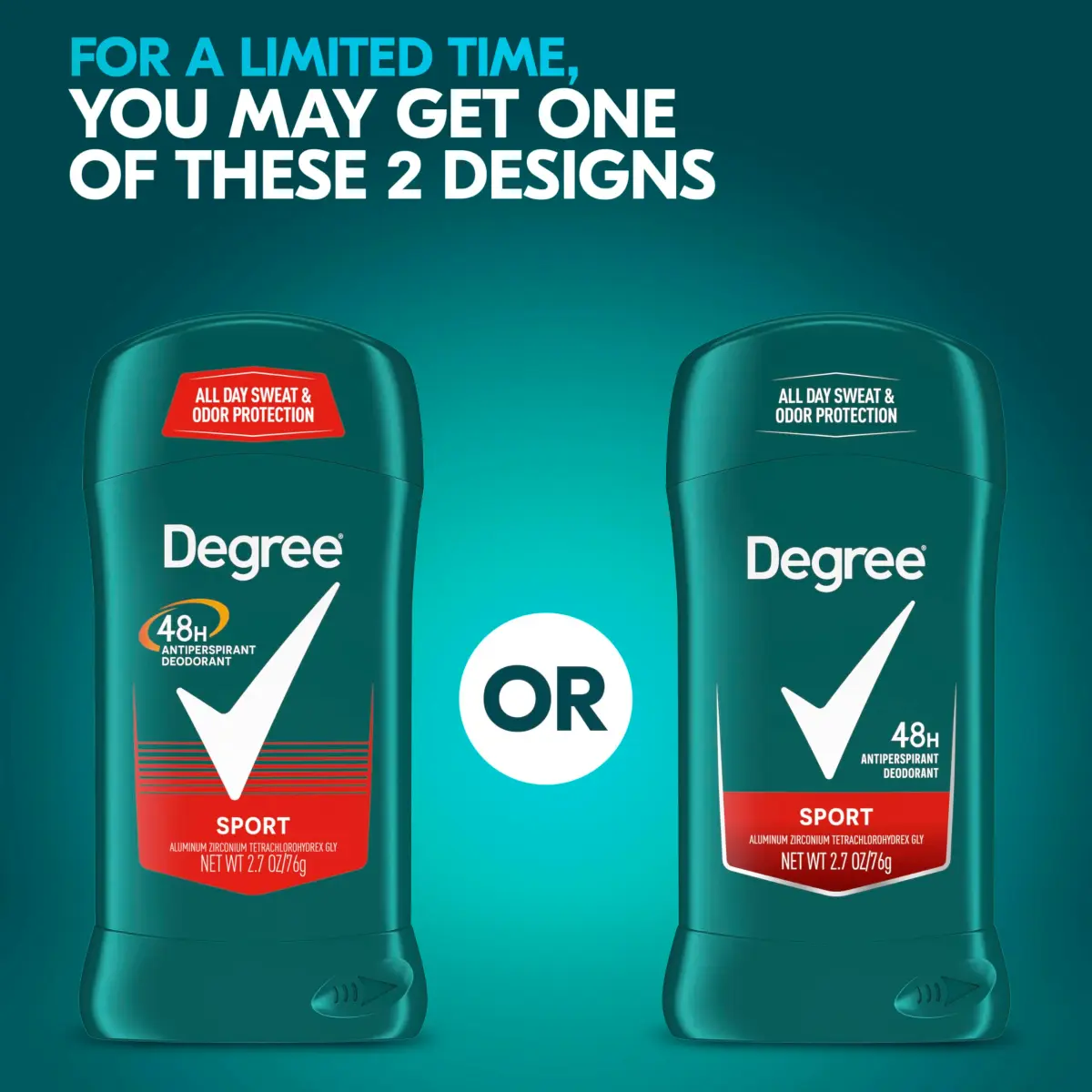 Degree Antiperspirant Deodorant for Women, Shower Clean Scent, 2.7 oz (Pack of 6) - view 3