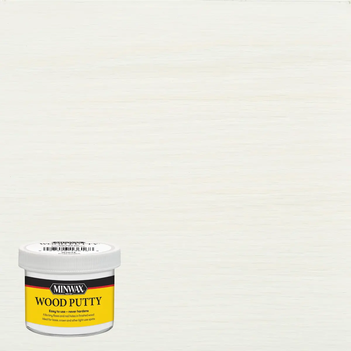 Minwax Wood Putty, White, 3.75 oz | Non-Hardening, Color-Matched Repair - view 2
