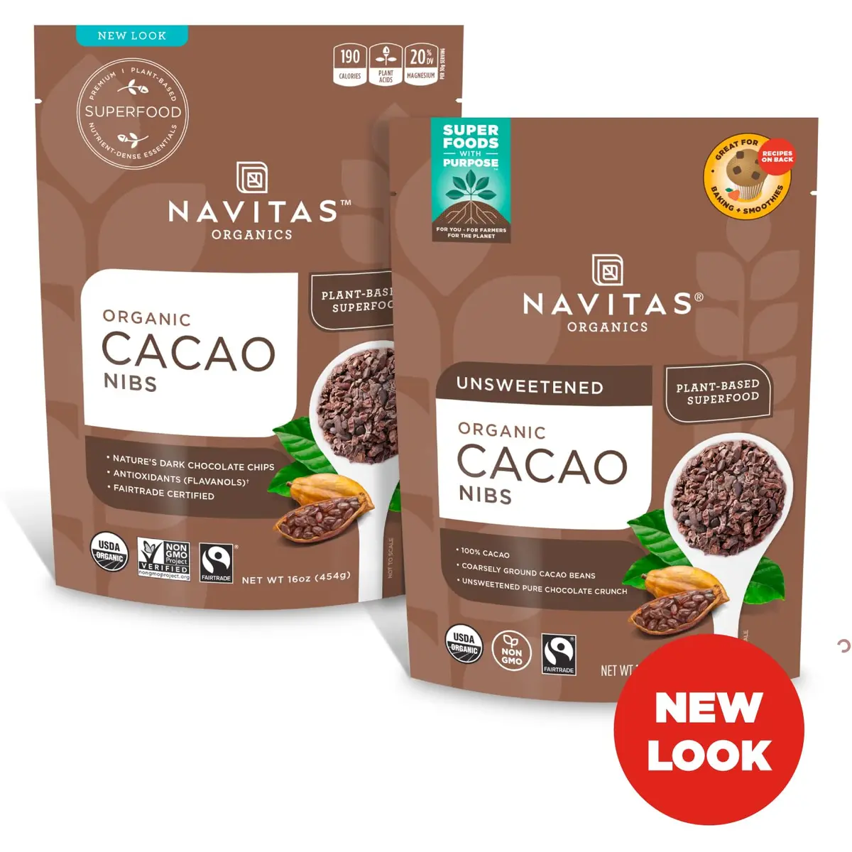 Navitas Organics Cacao Nibs – Unsweetened Dark Chocolate Crunch | USDA Organic, Fairtrade, Non-GMO (4oz, 38 Servings) - view 6