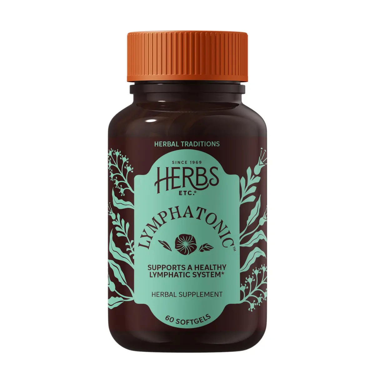 Herbs Etc. Lymphatonic Sg, 60 CT | Herbal Support for Lymph Circulation & Detox - main product image