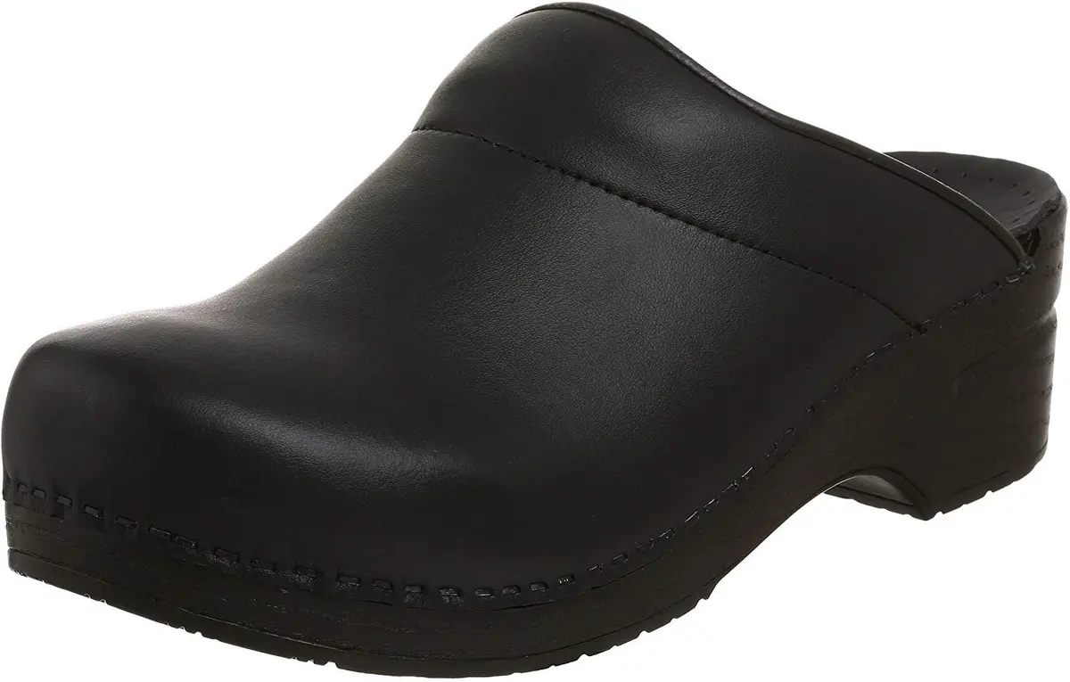 Dansko Men's Karl Black Box Mule 9.5-10 US | Comfortable, Supportive, Durable - main product image