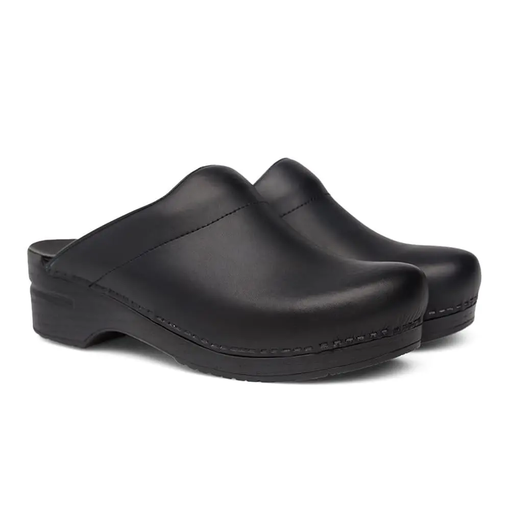 Dansko Men's Karl Black Box Mule 9.5-10 US | Comfortable, Supportive, Durable - view 4