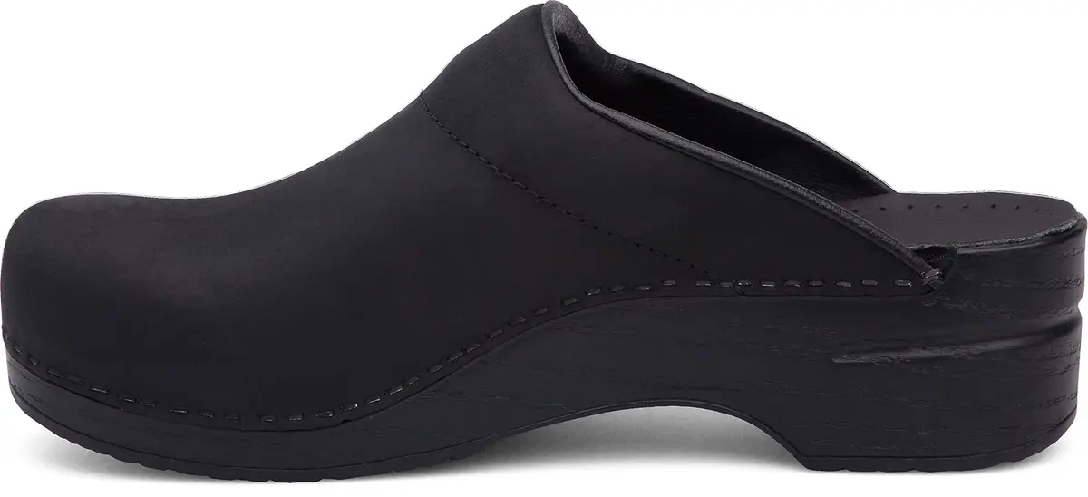 Dansko Men's Karl Black Oiled Mule 8.5-9 US | Comfortable Open-Back Clog for Men - view 7