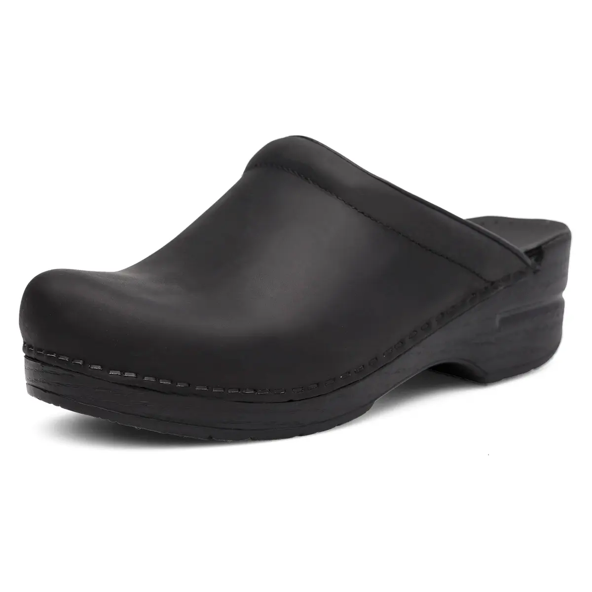 Dansko Sonja Black Oiled Mule 9.5-10 M US | Classic Comfort with Anti-Fatigue Support - main product image