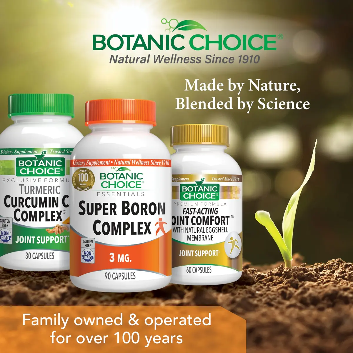 Botanic Choice Super Boron Complex 3mg Bone Support Supplement, 90 Capsules | Supports Bone & Prostate Health - view 7