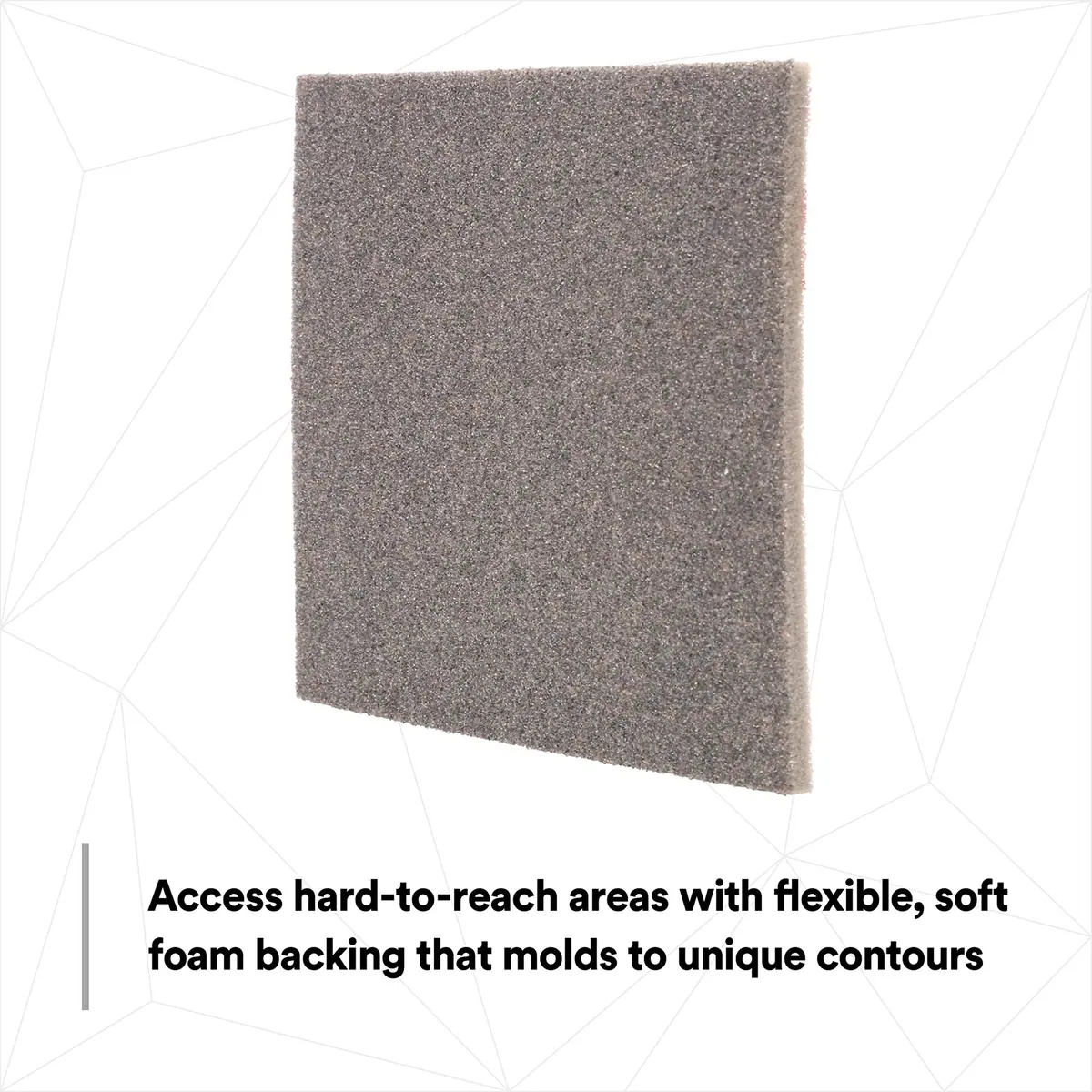 3M Softback Sanding Sponge 02606 4.5 x 5.5 in | Flexible, Long-Lasting, Precise Hand Sanding - view 9