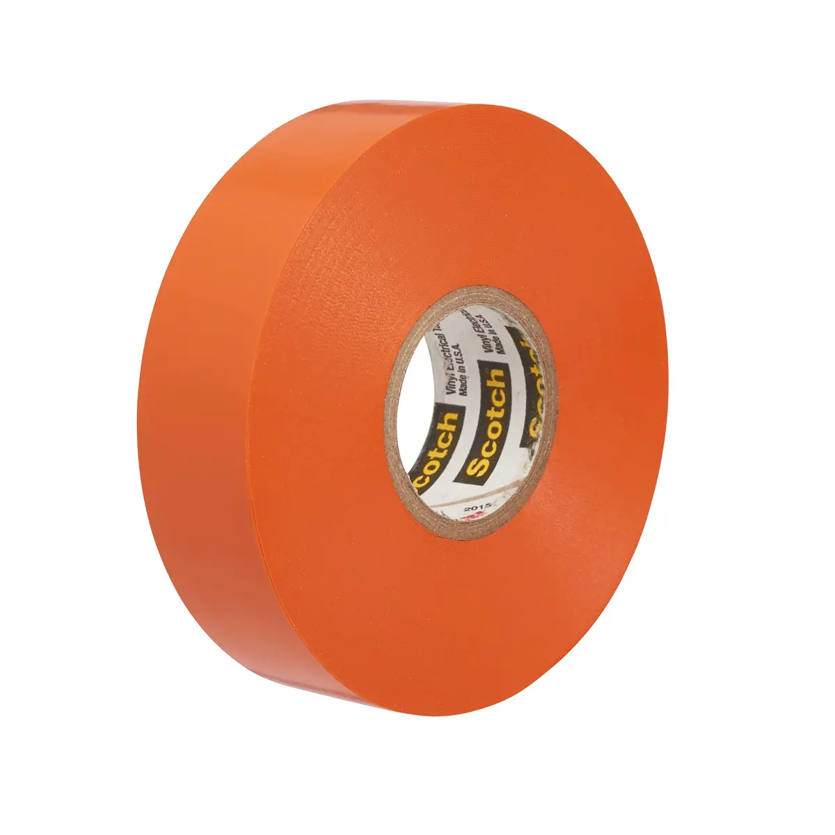 3M Scotch Electrical Tape 35, 1/2 in (1.27 cm) x 20 ft (6.1 m) Orange | UL Listed, Flame Retardant, 600V Insulation - main product image