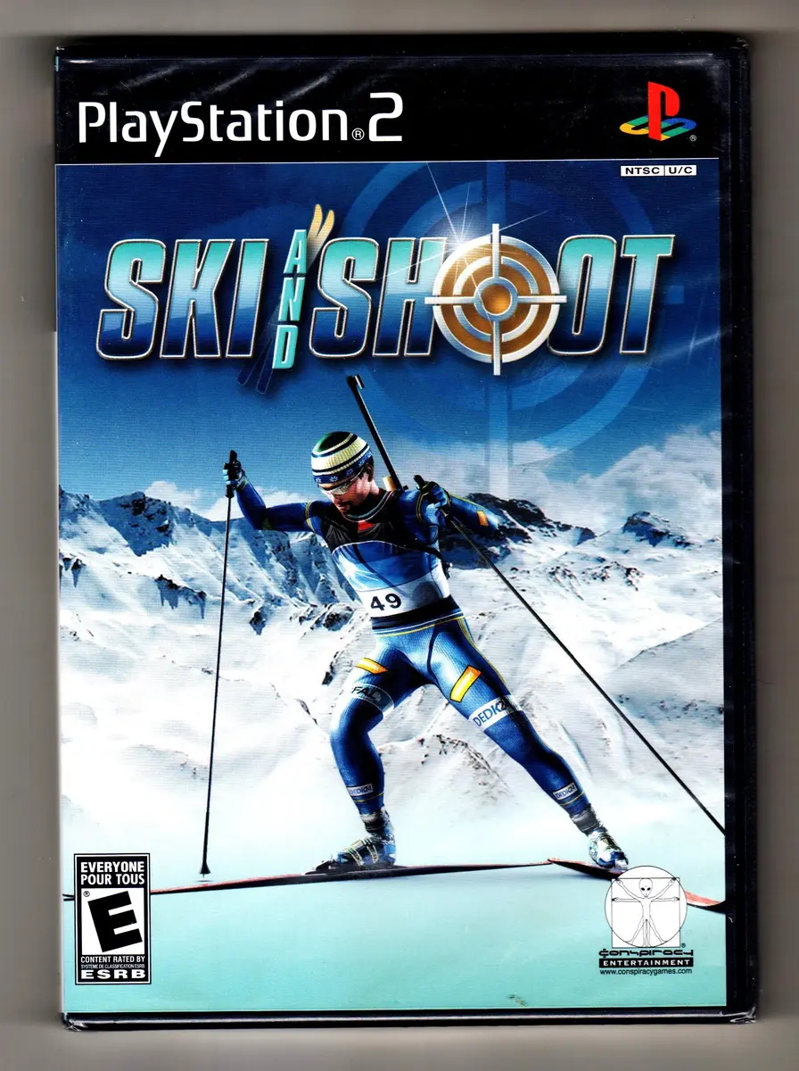 Conspiracy Ski And Shoot - PlayStation 2 | 15 Levels, Winter Landscapes, Multiplayer - main product image