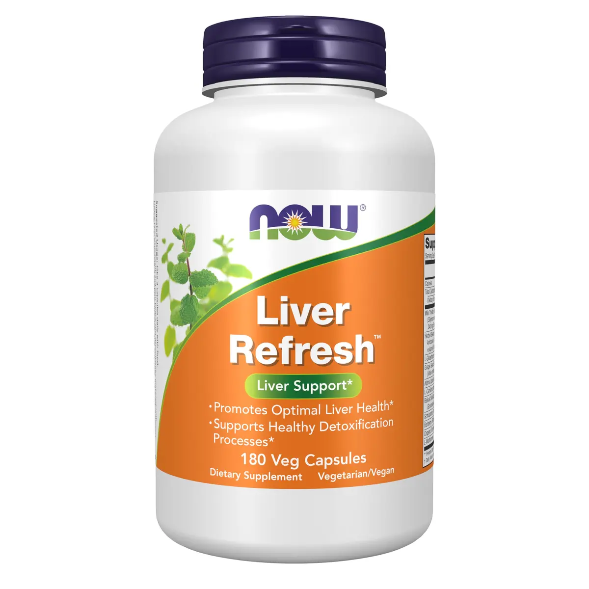 NOW Liver Refresh™ 180 Veg Caps | Supports Liver & Detox in India - main product image
