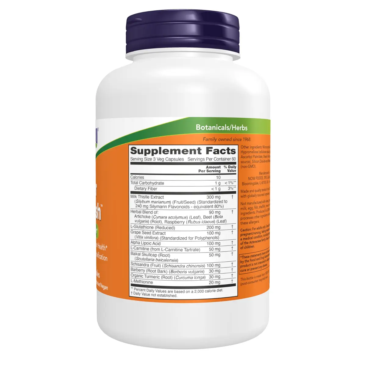 NOW Liver Refresh™ 180 Veg Caps | Supports Liver & Detox in India - view 2
