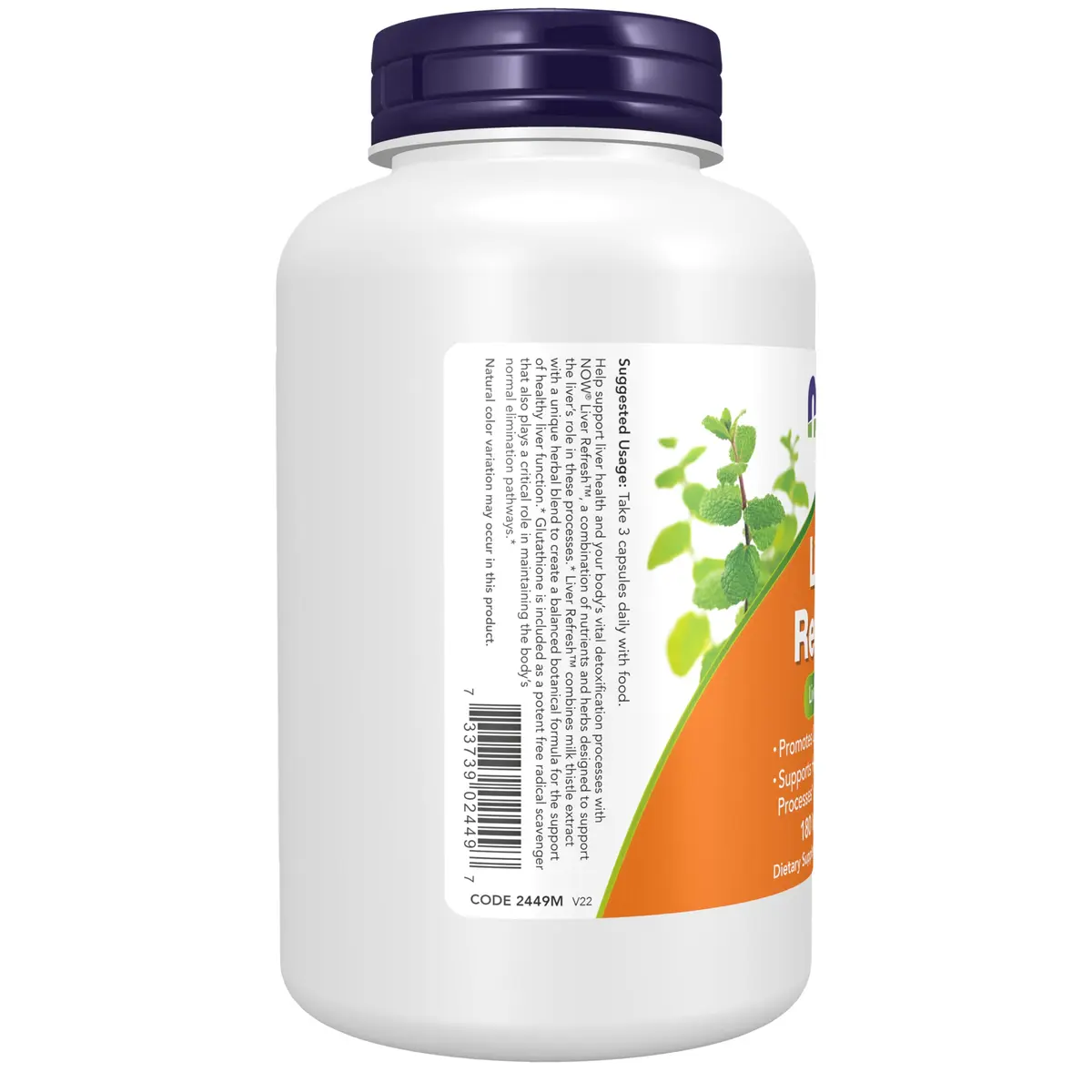NOW Liver Refresh™ 180 Veg Caps | Supports Liver & Detox in India - view 4