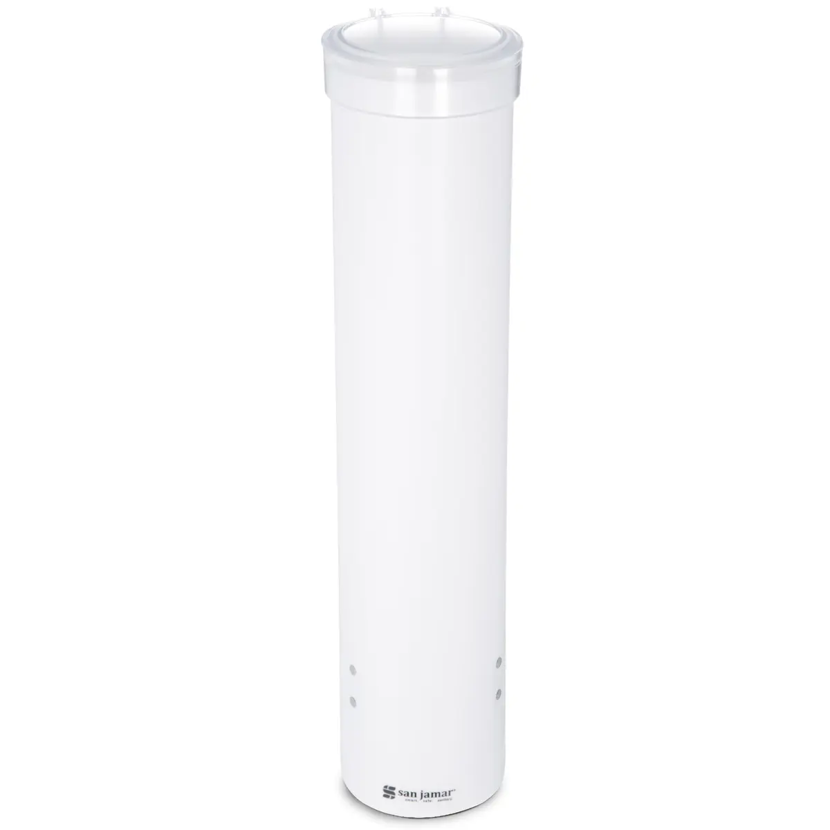 San Jamar 16-Inch Pull-Type Cup Dispenser for 4-10 oz Flat/Cone Cups | Space-Saving, Durable, Easy to Refill - main product image