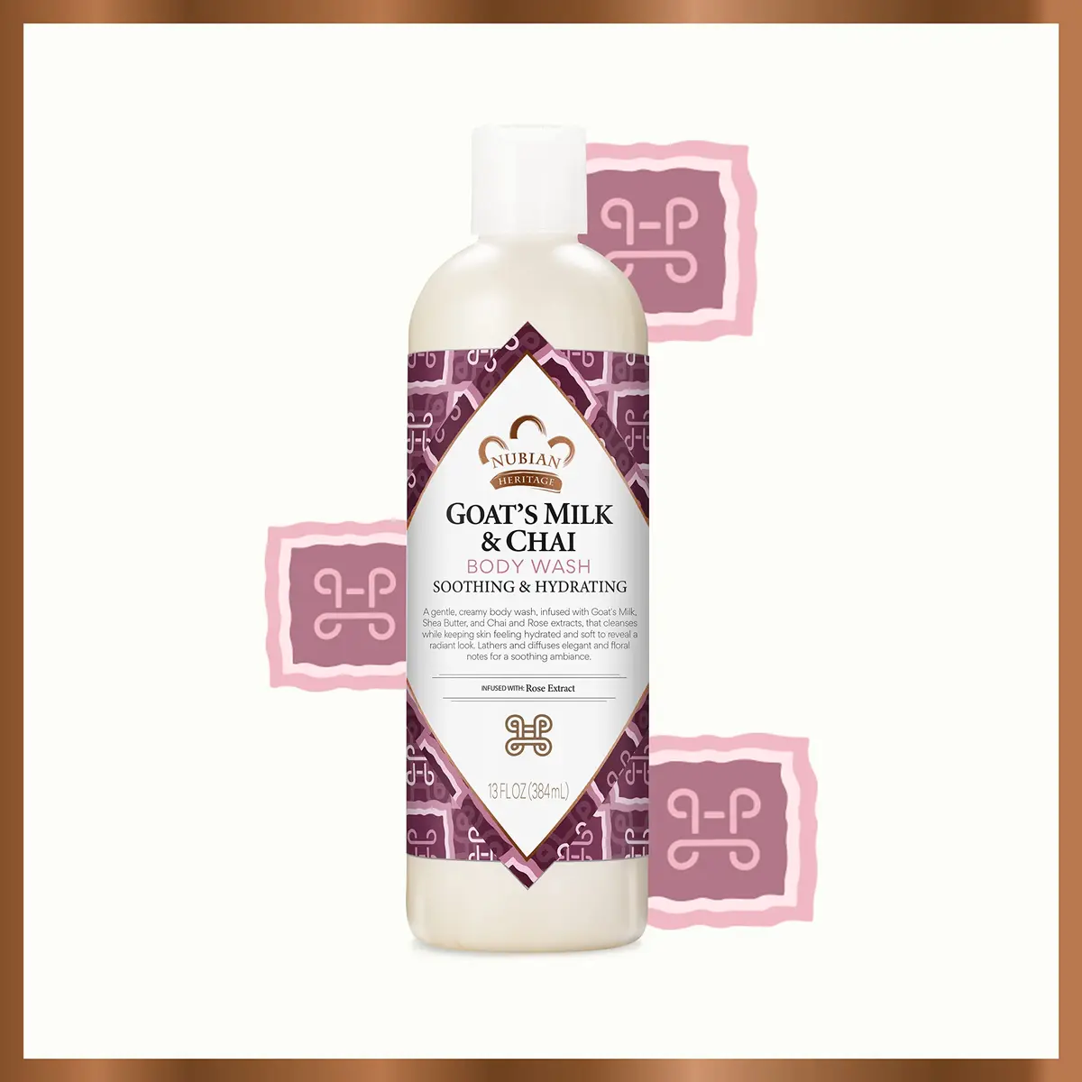 Nubian Heritage Goats Milk and Chai Body Wash 384ml (13 Fl Oz) | Soothing & Hydrating Body Cleanser - view 9