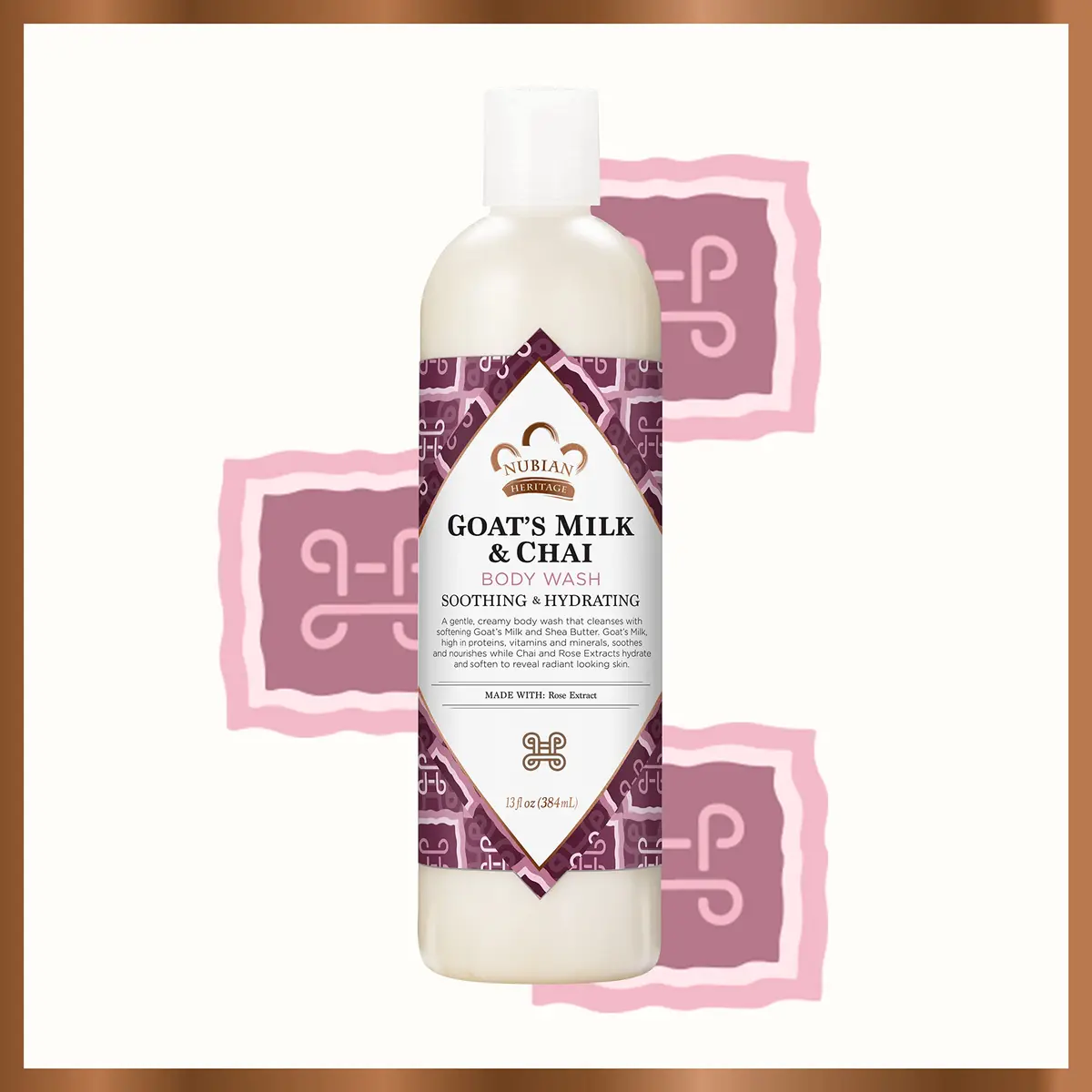 Nubian Heritage Goats Milk and Chai Body Wash 384ml (13 Fl Oz) | Soothing & Hydrating Body Cleanser - view 4