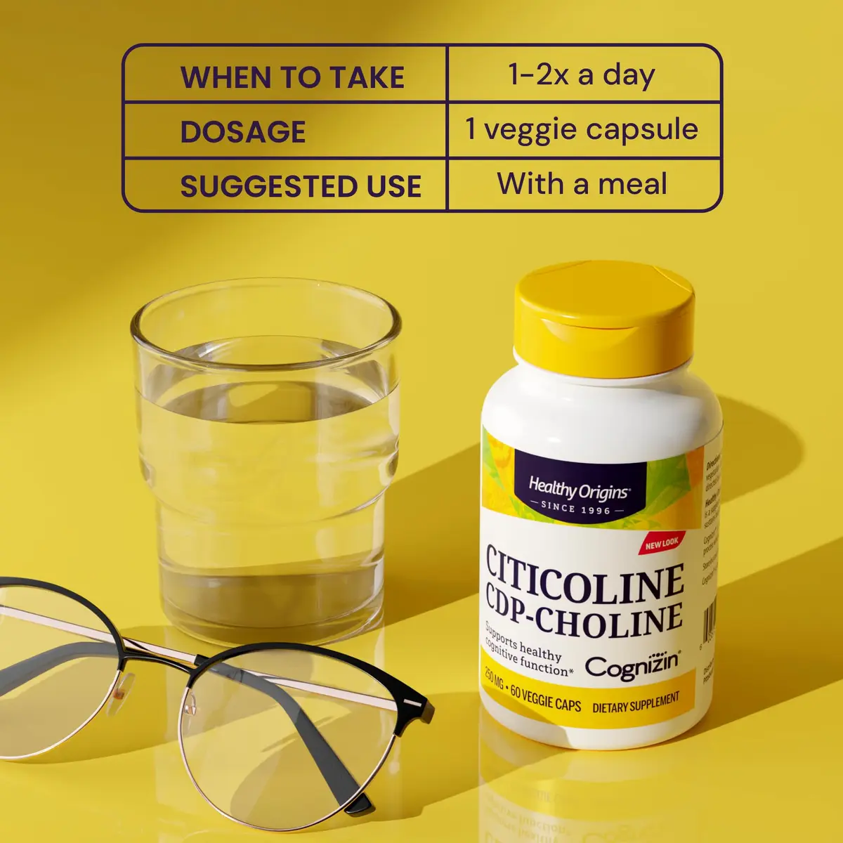 Healthy Origins Cognizin Citicoline 250 mg | Brain Support for Memory & Focus - view 5