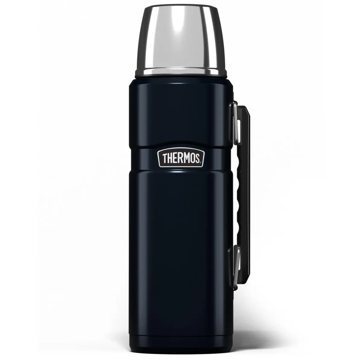 Thermos Stainless King Midnight Blue Travel Flask 1.2L (40.6 Oz) | Keeps Hot 24 Hrs, Cold 24 Hrs - main product image