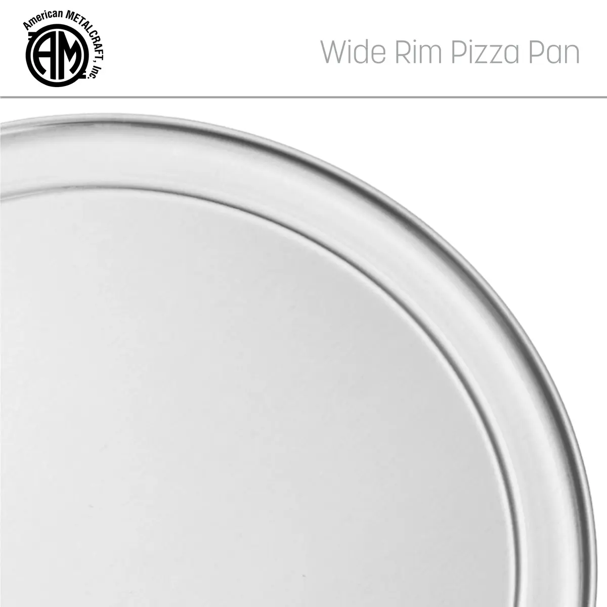 American Metalcraft TP12 12-Inch Aluminum Pizza Pan | Durable, Even Heating, Wide Rim - view 6