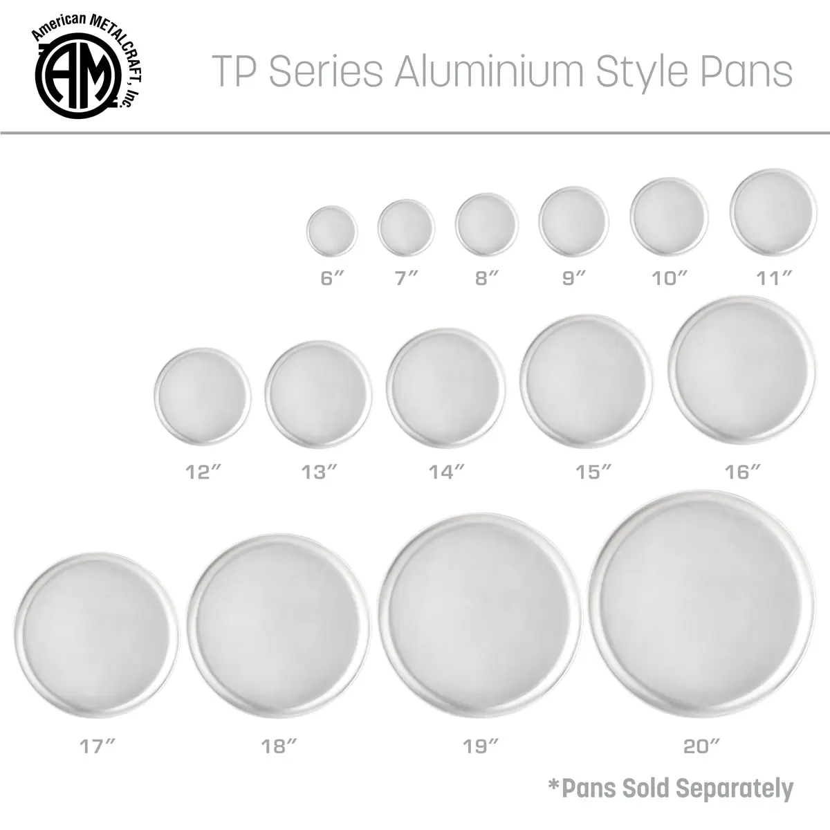 American Metalcraft TP12 12-Inch Aluminum Pizza Pan | Durable, Even Heating, Wide Rim - view 7