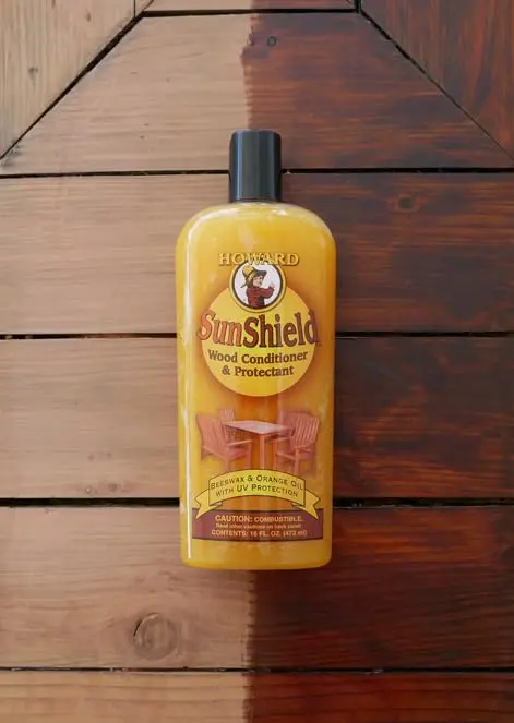 Howard SunShield Beeswax Furniture Polish - Outdoor Wood Protection 16 Fl Oz | UV & Sun Damage Guard - view 8