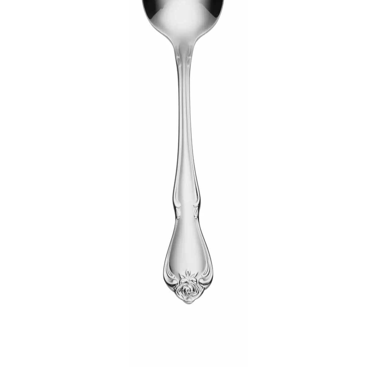 Oneida True Rose Teaspoons Silverware Set for 4 | Vintage Design, Dishwasher Safe - view 2