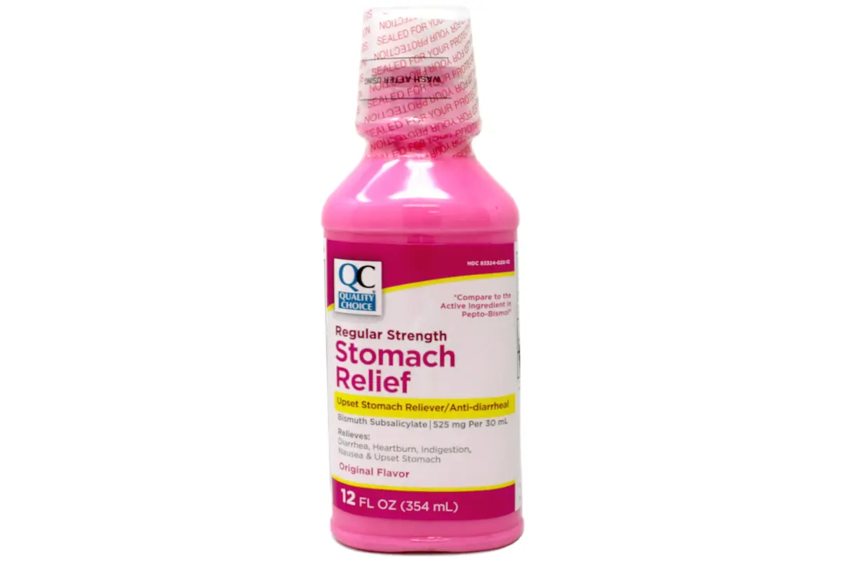 Quality Choice Stomach Relief 12 fl oz (Pack of 6) | Fast Relief for Upset Stomach & Diarrhea - view 2