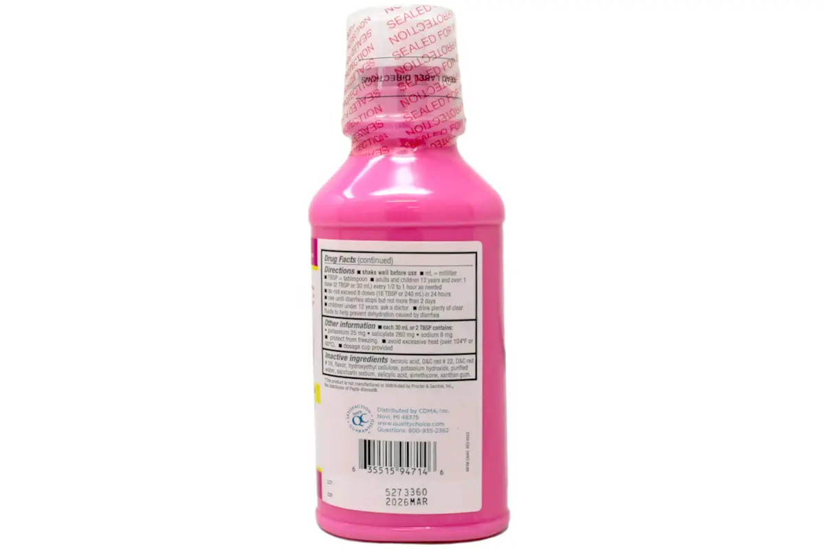 Quality Choice Stomach Relief 12 fl oz (Pack of 6) | Fast Relief for Upset Stomach & Diarrhea - view 3
