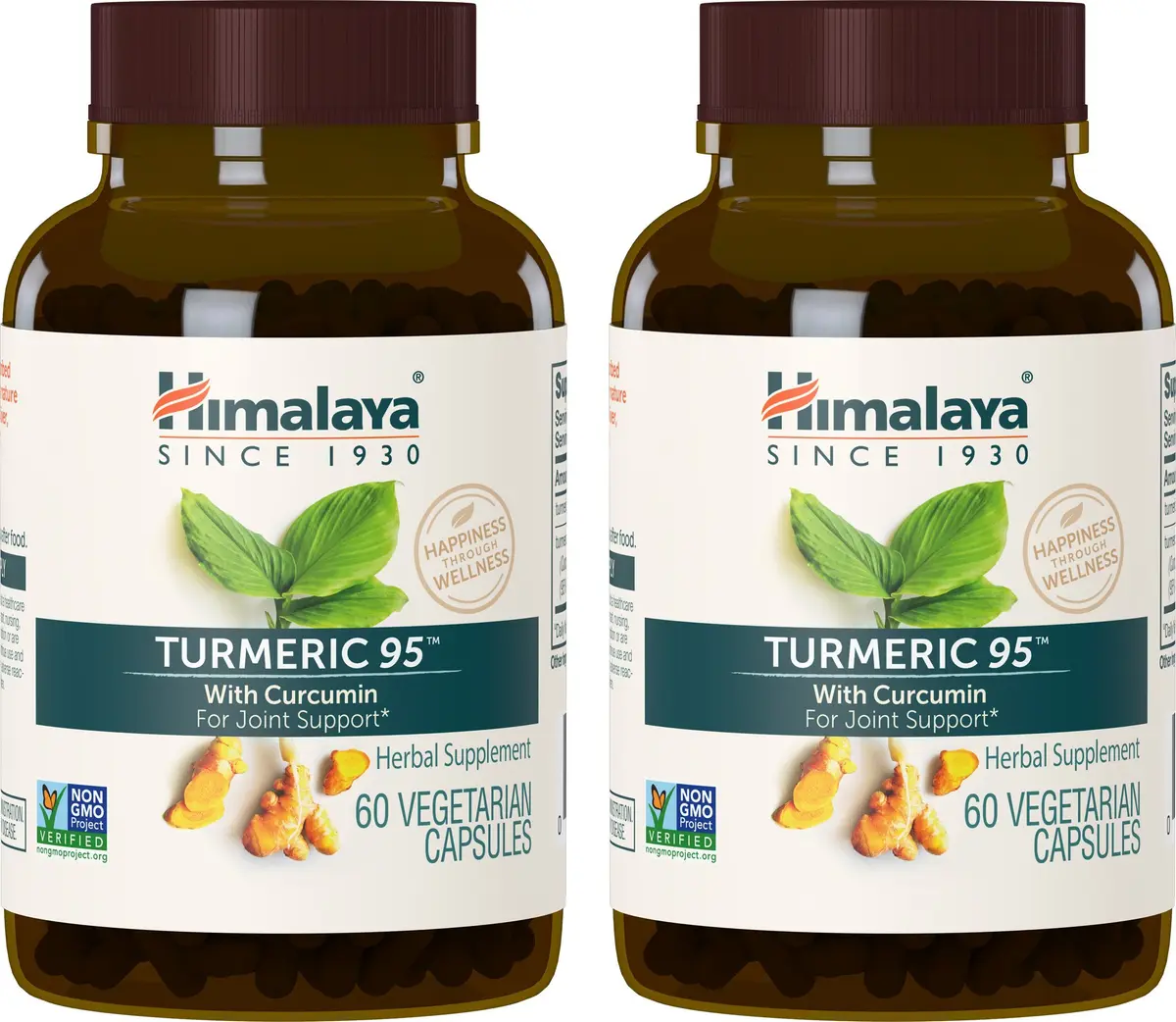 Himalaya Turmeric 95 Curcumin Supplement, 600 mg | Supports Joint Flexibility & Inflammation - main product image