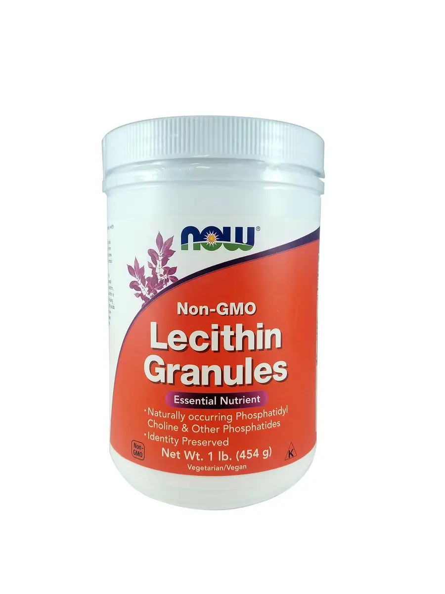 NOW Lecithin Granules 1-Pound (Pack of 2) | Soy-Based, Unflavoured, Nutritional Support for Energy & Fertility - main product image