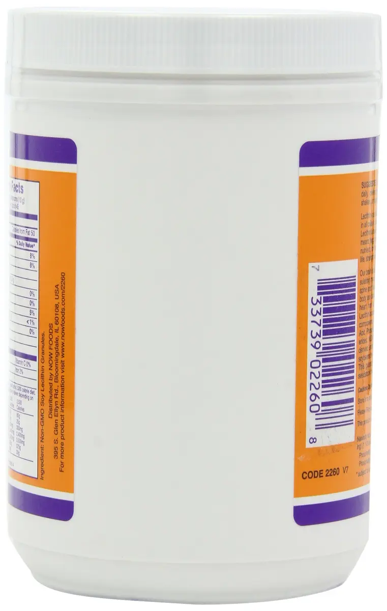 NOW Lecithin Granules 1-Pound (Pack of 2) | Soy-Based, Unflavoured, Nutritional Support for Energy & Fertility - view 4