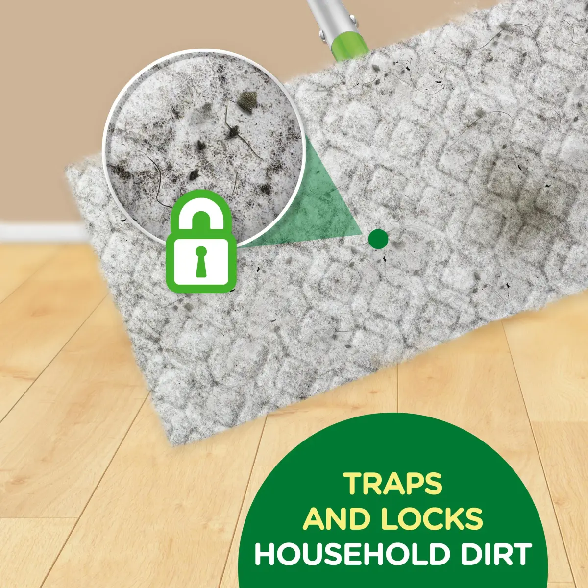Swiffer Sweep + Mop Dry Pads Refill 32ct (96 Total Cloths) | Traps Dirt & Dust Better Than a Broom - view 5