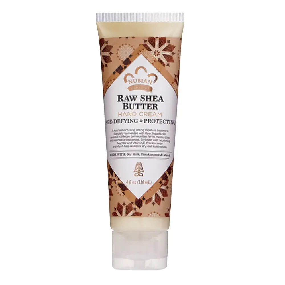 Nubian Heritage Raw Shea Butter Hand Cream 4 Oz | Multi Pack for Mature Skin - main product image