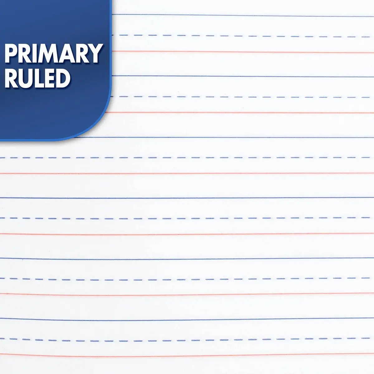 Mead Primary Composition Book, Grades K-2, 100 Sheets (7.5" x 9.75") | Primary Ruled Journal with Manuscript Alphabet - view 3