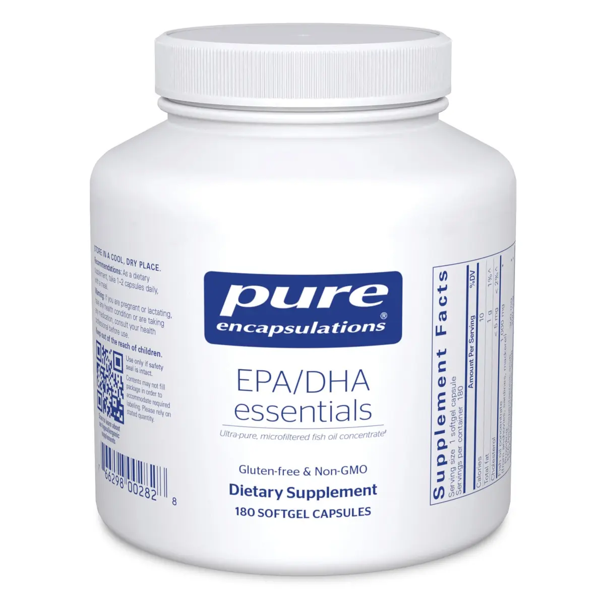 Pure Encapsulations EPA/DHA Essentials 180 Softgel Capsules | Supports Heart & Brain - main product image
