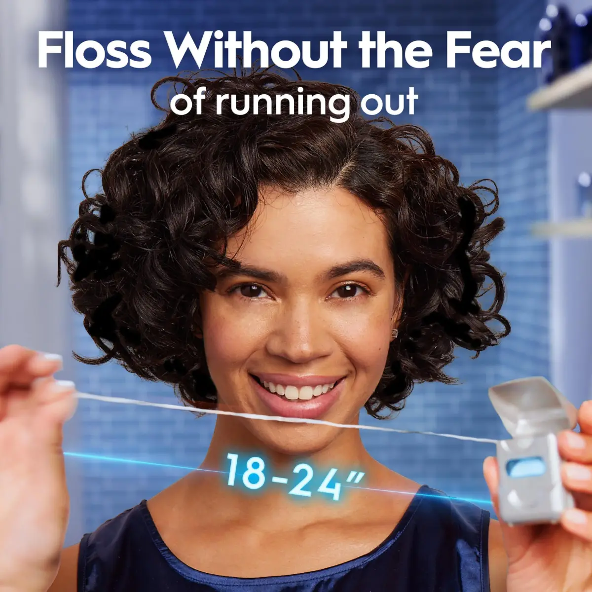 Oral-B Glide Healthy Gums Unflavored Dental Floss 50m (164 ft) | Dentist Recommended for Healthy Gums - view 5