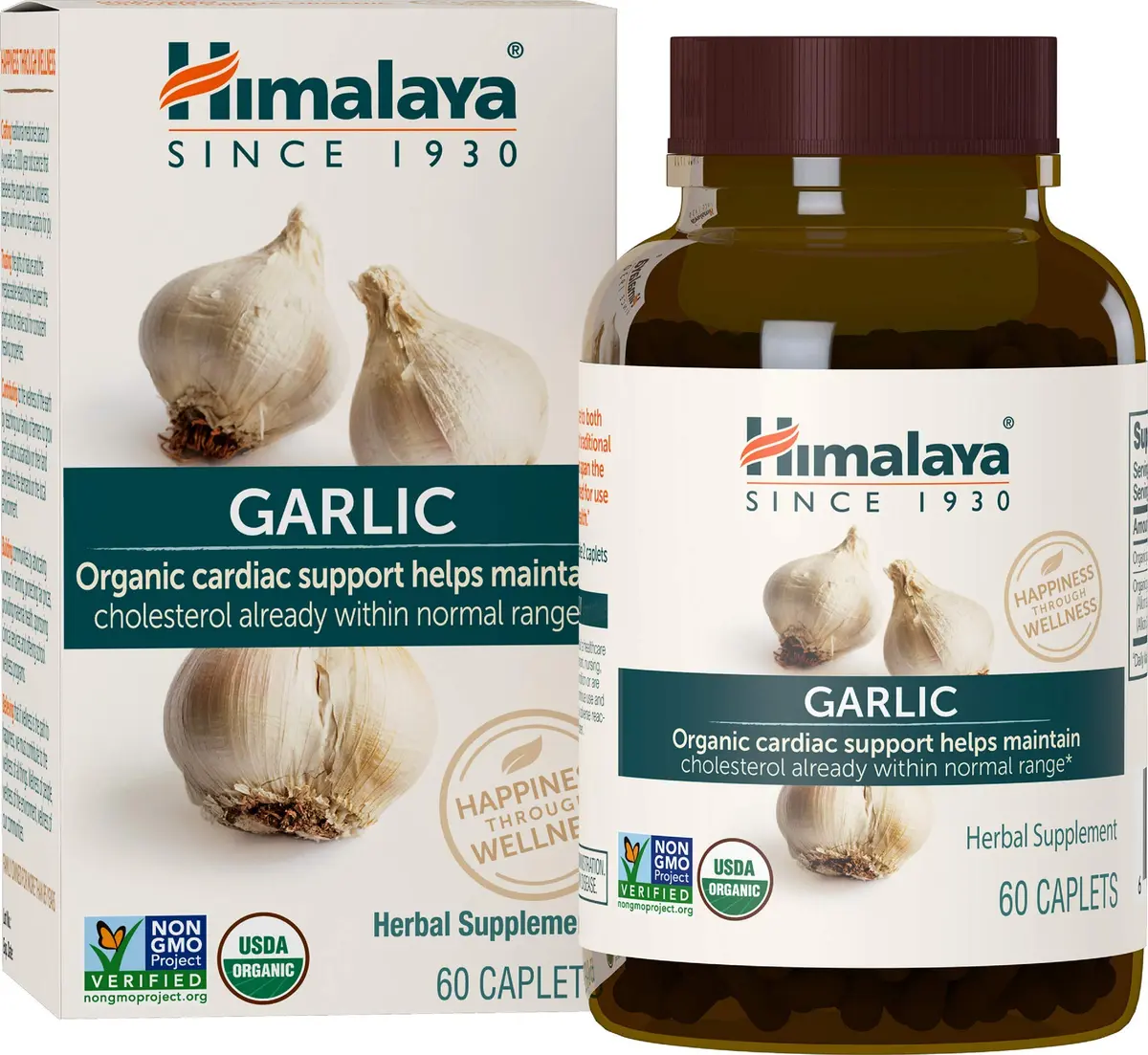 Himalaya USDA Organic Garlic Supplements 1400 mg | Supports Heart & Immunity - view 2
