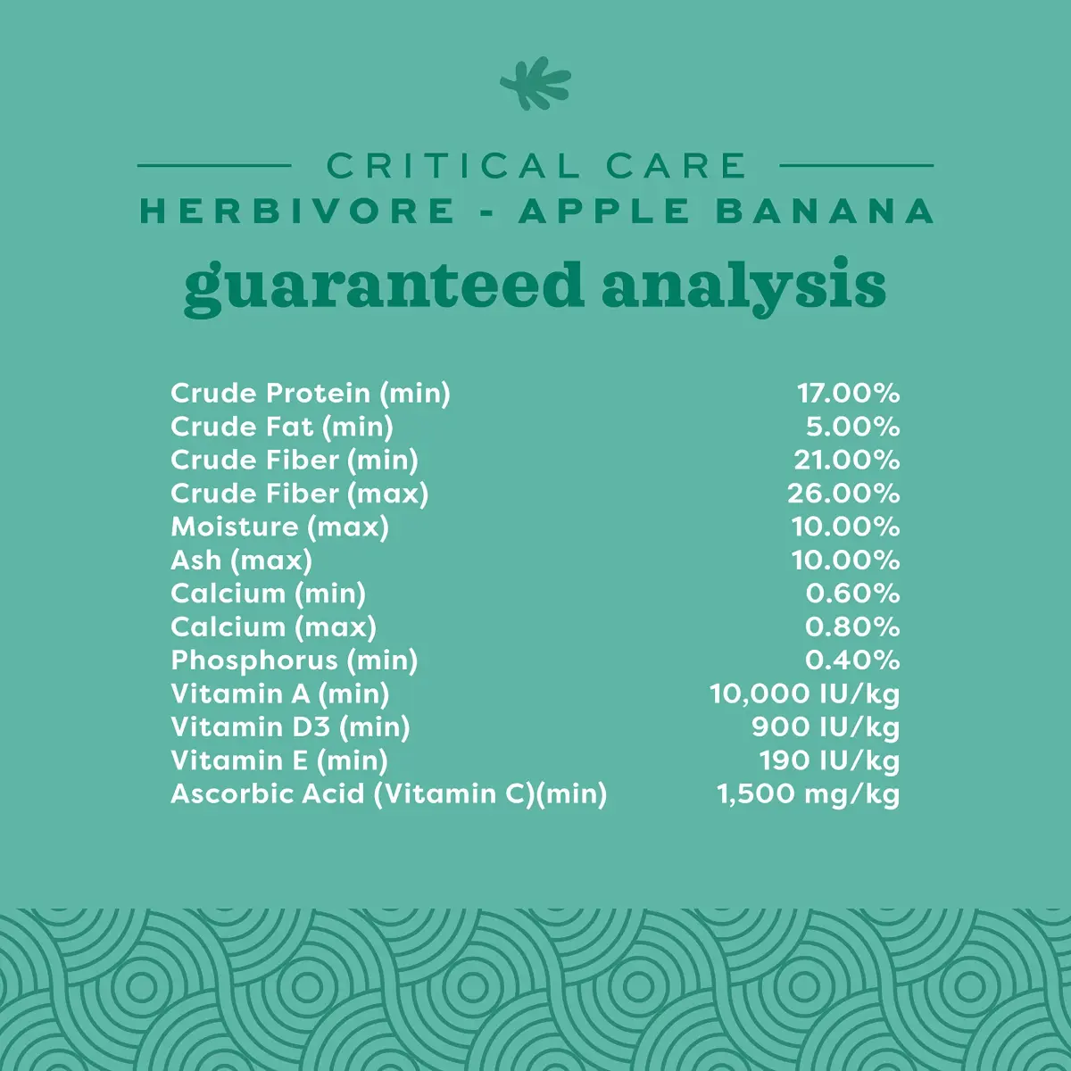 Oxbow Critical Care Herbivore Apple Banana 141 g (4.97 oz) | Veterinary Formula for Small Herbivores - view 4