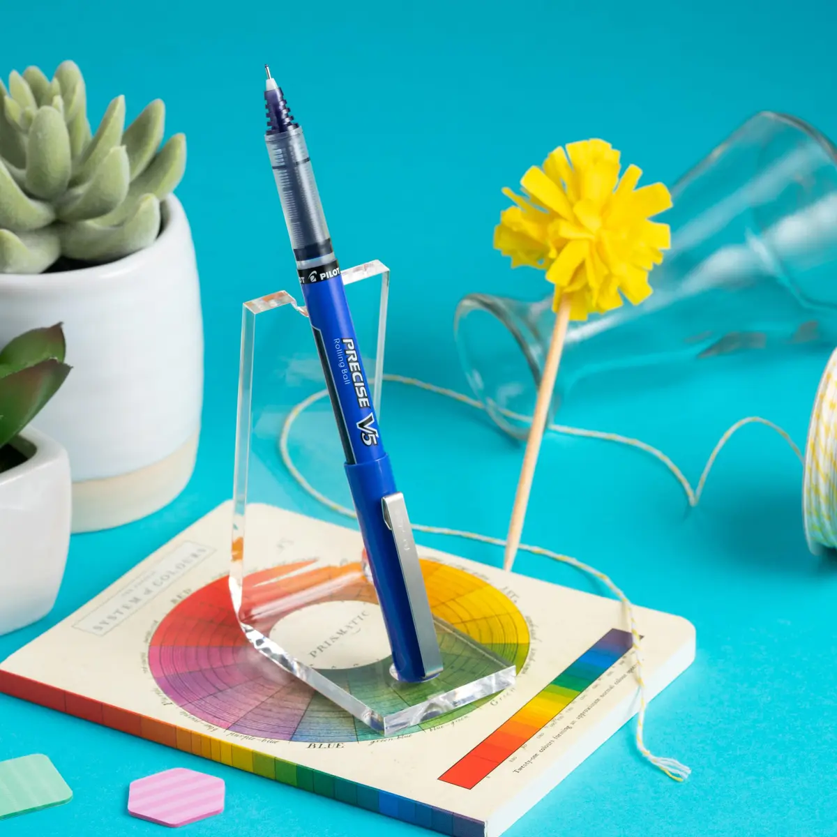 PILOT Precise V5 Rollerball Pens, Extra Fine Point 0.5 mm Purple, Pack of 12 | Smooth Ink Flow - view 4