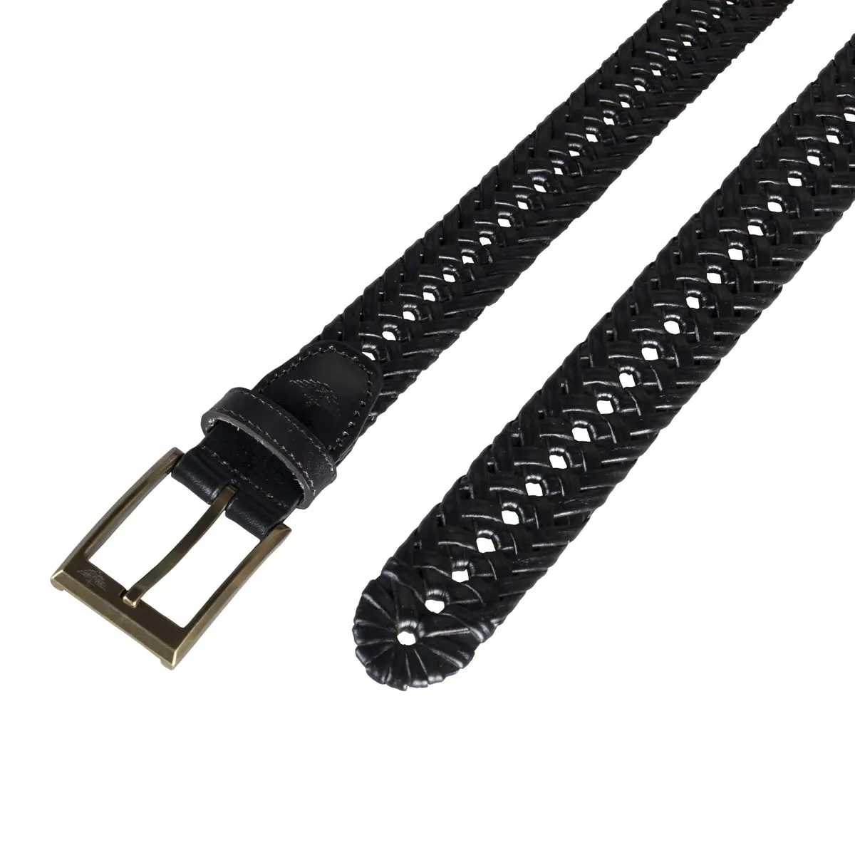 Dockers Men's Leather Braided Casual and Dress Belt | Fully Adjustable, 100% Leather, Versatile Style (70-120 chars) - view 4