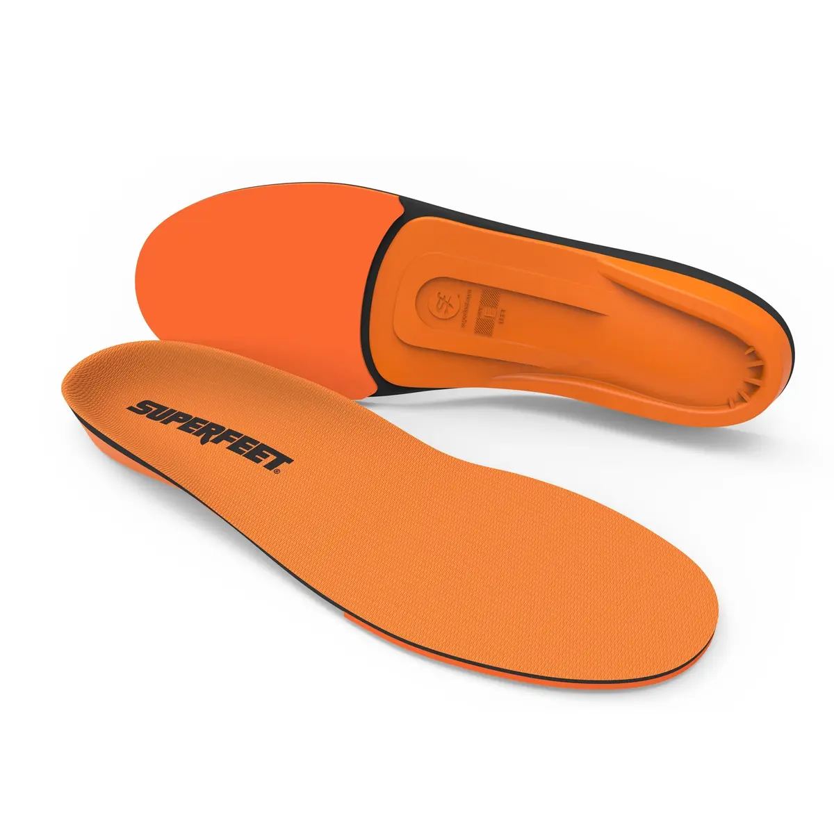 Superfeet All-Purpose High Impact Support Insoles (Orange) - Trim-to-Fit Orthotic Arch Support Shoe Inserts - Men 11.5-13 / Women 12.5-14 | High Impact Stability - main product image