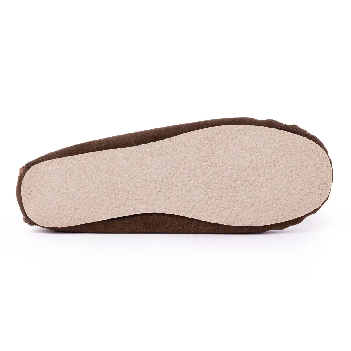 Minnetonka Cally Moccasin Slipper, Size 9 | Classic Brown Suede, Faux Fur Lining, Indoor Comfort - view 3