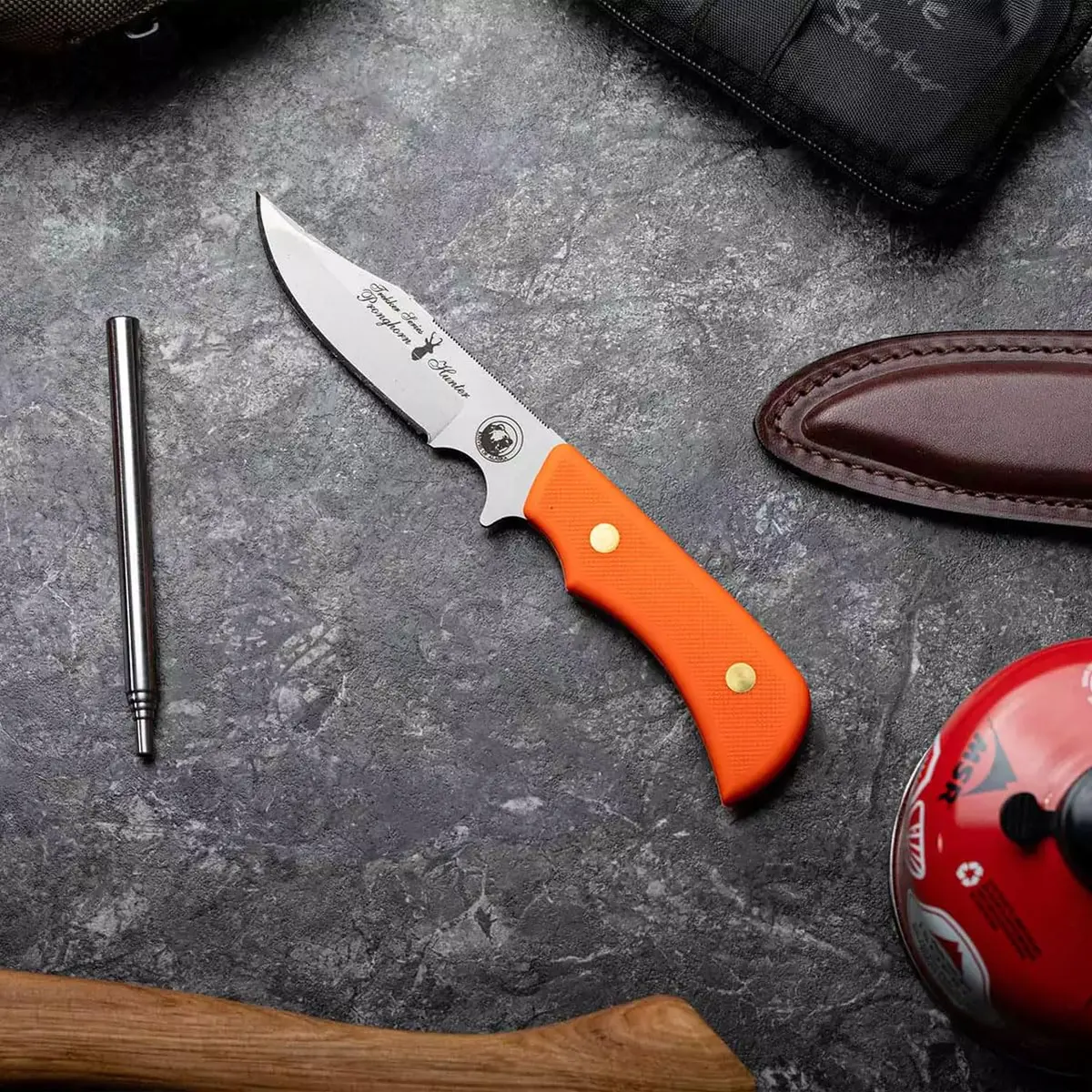 Knives Of Alaska TRKKR PRNGHRN ORG | Fixed Blade Hunting Knife 3.25" | Made in USA - view 6