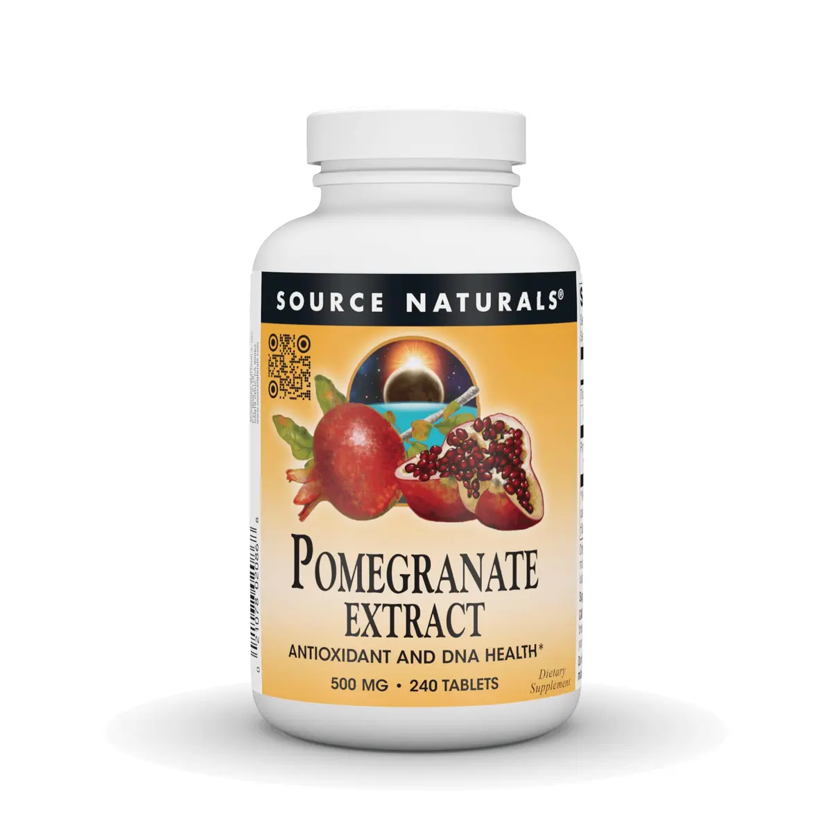 Source Naturals Pomegranate Extract Vegetarian 500mg | Rich Antioxidant Support in 240 Tablets - main product image