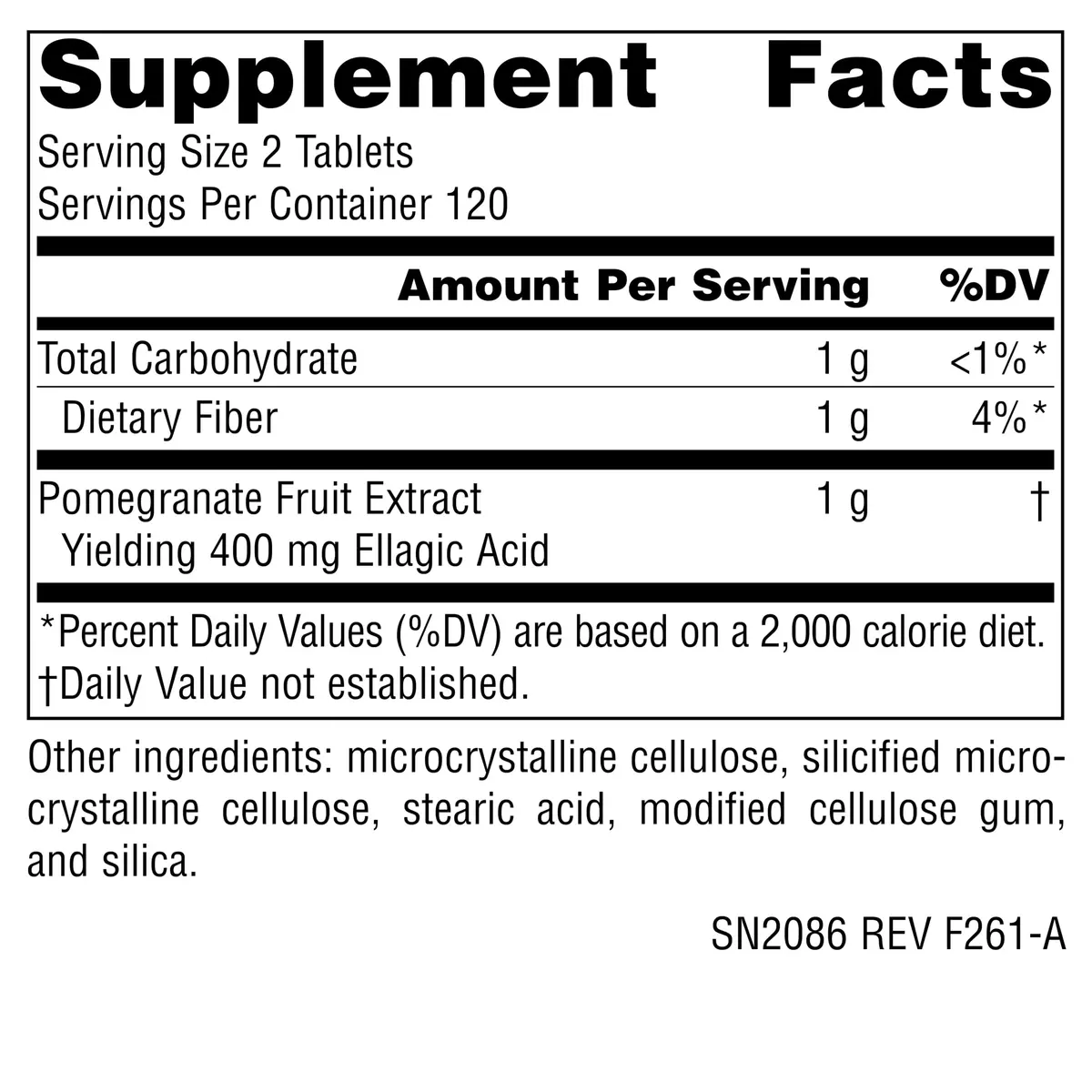 Source Naturals Pomegranate Extract Vegetarian 500mg | Rich Antioxidant Support in 240 Tablets - view 2
