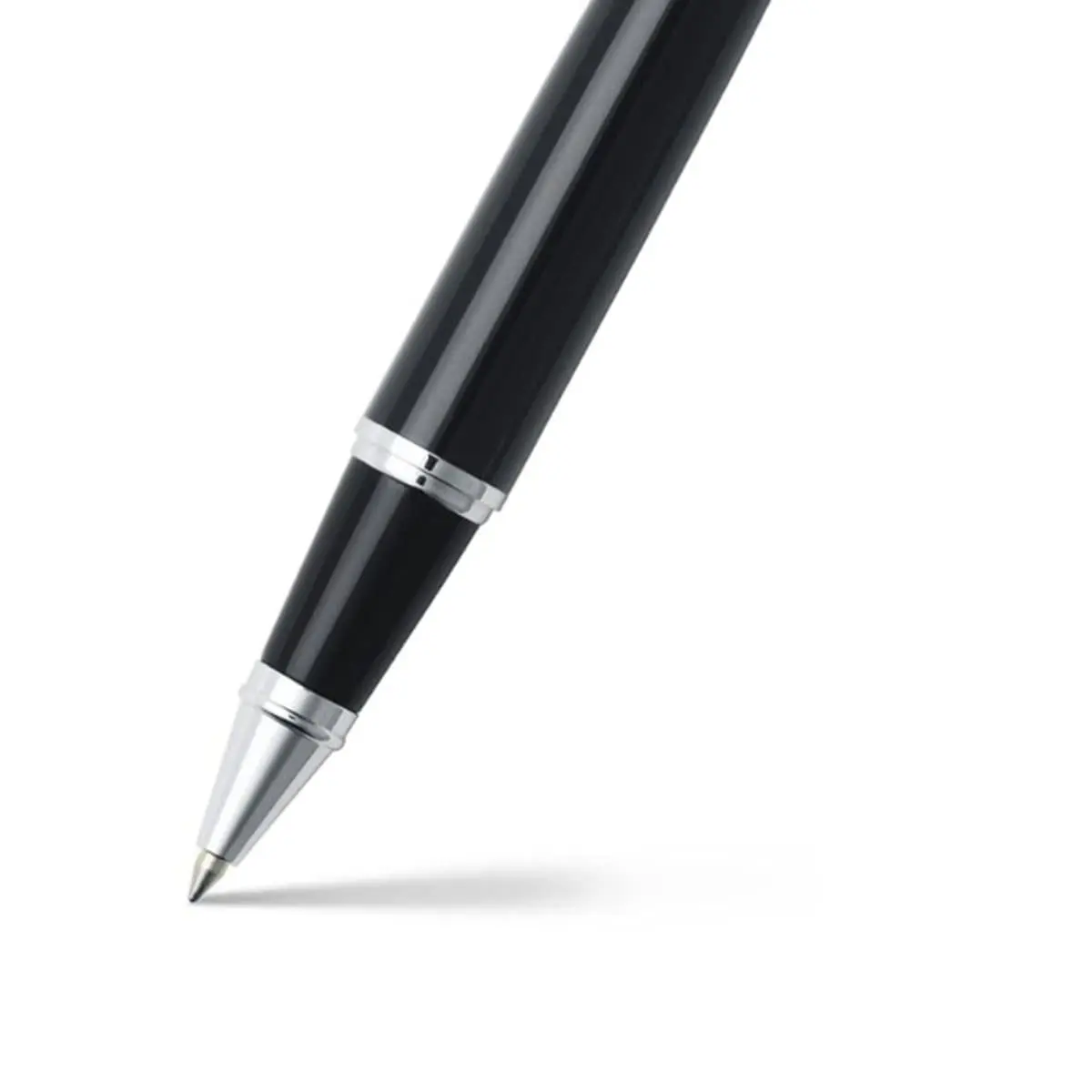 Sheaffer 300 Glossy Black Rollerball Pen with Bright Chrome Cap and Chrome-Plated Trim | Elegant, Refillable, 1 Count - view 5