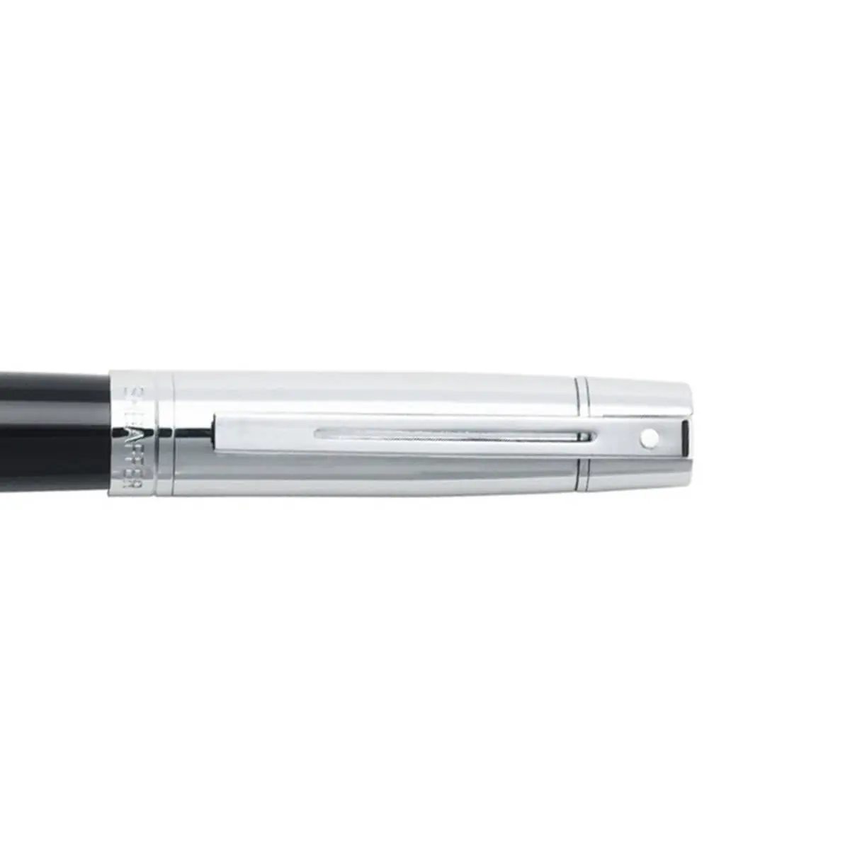 Sheaffer 300 Glossy Black Rollerball Pen with Bright Chrome Cap and Chrome-Plated Trim | Elegant, Refillable, 1 Count - view 6
